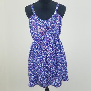 Rebecca Taylor women 4 100% silk halter mini dress